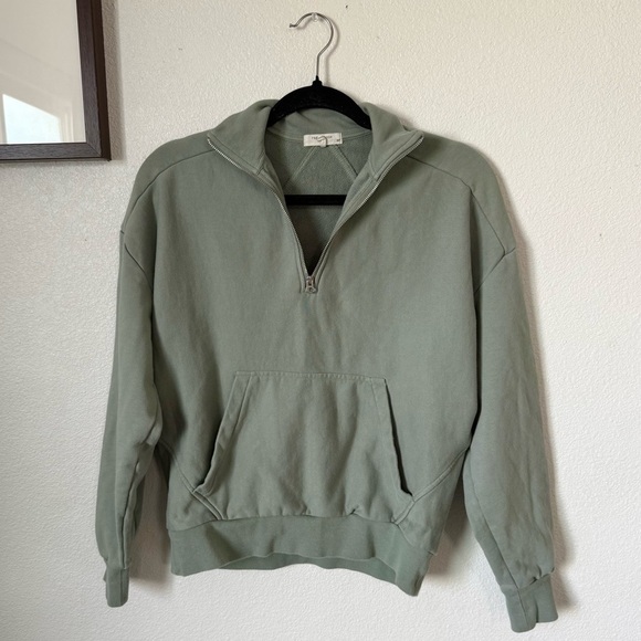 RAG AND BONE City Half Zip Terry Pullover - Picture 10 of 12